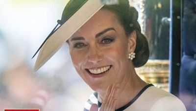 La reaparición de Kate. El lugar de privilegio en el balcón, el mensaje que dio con su look y su compromiso con la Corona