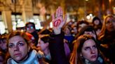 Students rally in Budapest protesting against teachers' dismissals