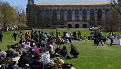 With pro-Palestine encampment set up at Northwestern, some Jewish students worry about safety