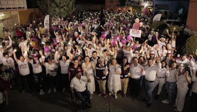 Respalda Claudia Sheinbaum a Rita Rodríguez en medio de tensiones electorales en SLP