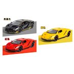 阿米格Amigo│藍寶堅尼 Lamborghini LP770 1:24 4開門 聲光 迴力 合金車 模型車 禮物 玩具