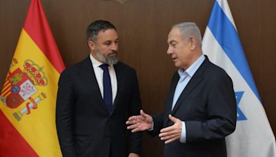 Abascal se reúne con Netanyahu para arremeter contra el Gobierno por el reconocimiento a Palestina y elogiar la "firmeza" de Israel