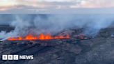 Video of the Kilauea volcano erupting in Hawaii