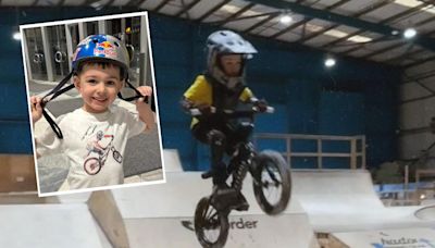 WATCH: Newport BMX rider comes third at UK Championships - aged FOUR