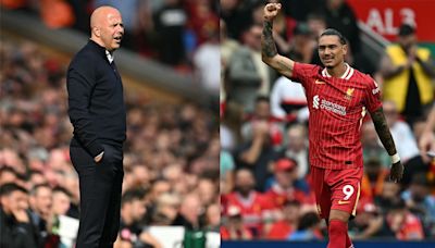 'Why does he shoot?!' - Arne Slot admits he was wrong as Liverpool boss reveals shock reaction to Darwin Nunez's stunning goal against Bournemouth | Goal.com UK