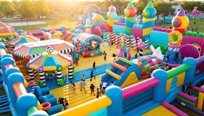 'World's largest bounce house' makes a stop in Northeast Ohio