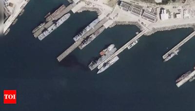 Russia's largest Black Sea Port under drone attack, beaches closed for safety - Times of India