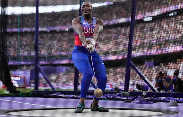 Unable to throw at the last Olympics, Echikunwoke changes countries and wins a hammer silver for US