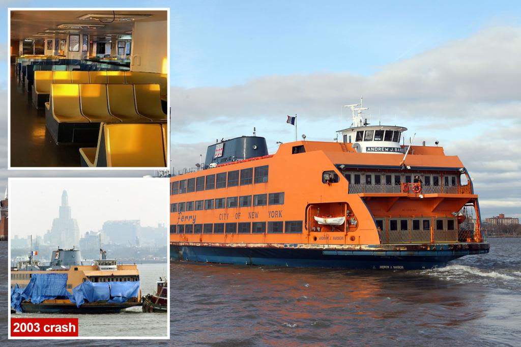 Staten Island Ferry that killed 11 in 2003 crash up for auction — as city jokes, ‘Should Pete and Colin each have their own?’