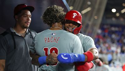 Phillies throttle Marlins behind Suarez and a big night from the 7-8-9