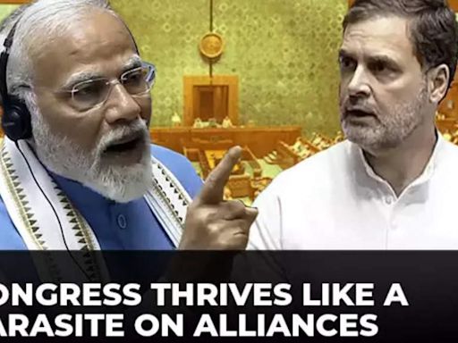 PM Modi calls Congress a parasite: 'Parjeevi Congress' eats up the party they align with...