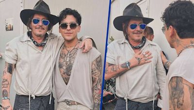 ‘Soy como tú...’: ¿Por qué Christian Nodal posó con Johnny Depp?