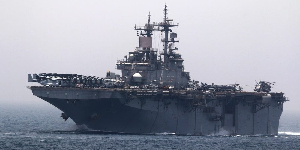 Amphibious assault ship USS Boxer is out of action, and it's a problem, top Marine Corps general says