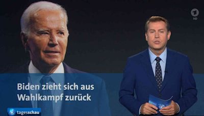 TV-Quoten: Biden-Rückzug pusht Nachrichtensendungen