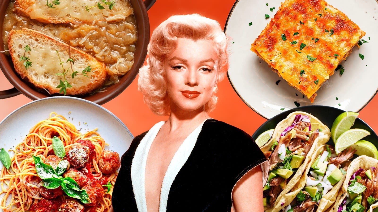 Marilyn Monroe's Favorite Foods Are Classics For A Reason