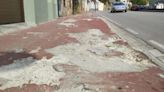 El Ayuntamiento de Langreo evalúa el estado de sus aceras para acometer un plan integral de mejoras