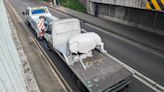 Derby: Roof ripped off lorry in low bridge crash