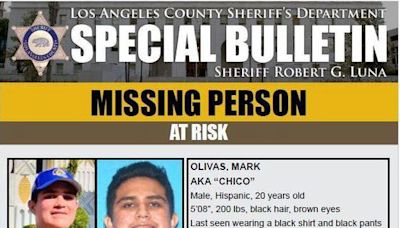 Los Angeles County Sheriff Seeks Public’s Help Locating At-Risk Missing Person Mark Olivas, Last Seen in Rowland Heights