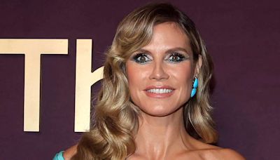 Heidi Klum Puts Toned Body on Display in Lace Bikini for 'Stunning' Poolside Photos