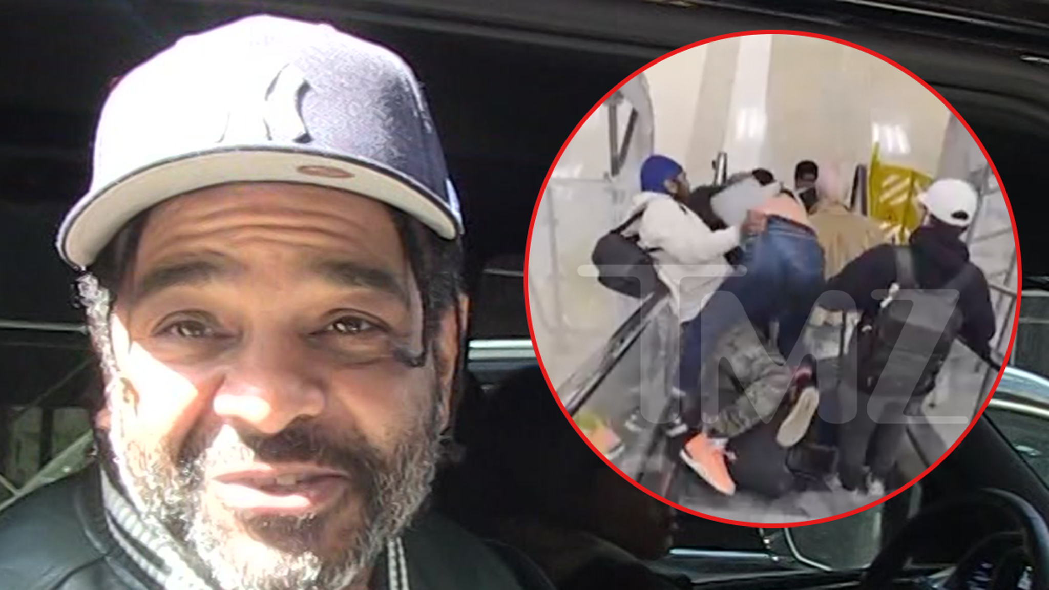 Jim Jones Not Charged in Airport Brawl, Cops Say Video Backs Self-Defense