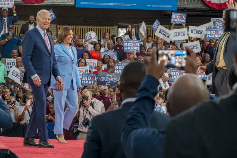 President Joe Biden made a fresh appeal to Black voters during a Philly rally