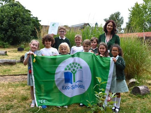 Teacher is 'really proud' of pupils as they scoop environmental award