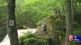 Rain fails to deter visitors from Wadsworth Falls State Park on Memorial Day