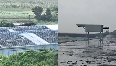 沖繩石垣島進入暴風範圍！凱米颱風橫掃屋頂被吹翻 140航班停飛