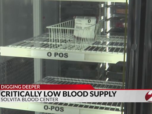 Local blood supply critically low going into holiday weekend