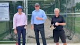 Windsor unveils new baseball and cricket batting cage