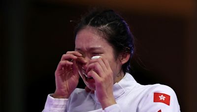 Tearful Kong spoils French party with Hong Kong's third ever Olympic gold