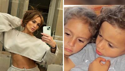 Jennifer Lopez Stylishly Poses For Photos With Twins Max And Emme: 'My Whole Heart'