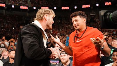 Patrick Mahomes Lends Logan Paul Special Weapons for Latest Wrestling Match