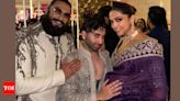 ...Ambani-Radhika Merchant wedding: Orry poses in his signature style, as he cradles Deepika Padukone’s baby bump in this UNSEEN pic with Ranveer Singh | Hindi Movie News - Times...