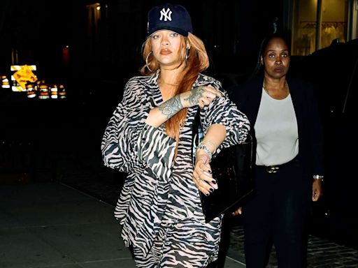 Rihanna Rocks Zebra Print for Date Night with A$AP Rocky in N.Y.C.