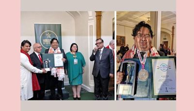 Dr. Basant Goel Receives Bharat Kirtimaan Alankaran at the International Excellence Awards Ceremony in London