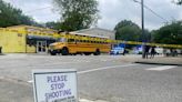 Photos show NN School bus at crime scene after reports of shooting