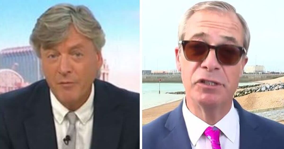 Farage in fiery clash with GMB's Richard Madeley over small boats 'invasion'