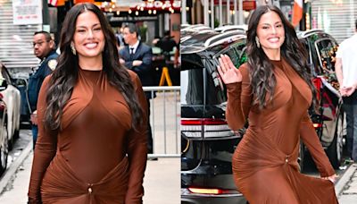 Ashley Graham Embraces Wrap Details in Maxidress for ‘Good Morning America’ Appearance, Talks Body Positivity and ‘A Kids Book About...