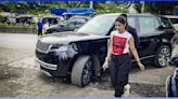 Shilpa Shetty Seen in Her New Range Rover Autobiography