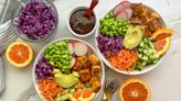 Orange (And Purple And Green) Tofu Bowls Recipe