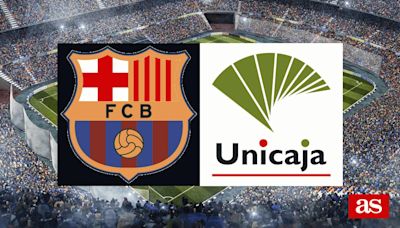 Barça vs Unicaja: estadísticas previas y datos en directo | ACB 2023/2024