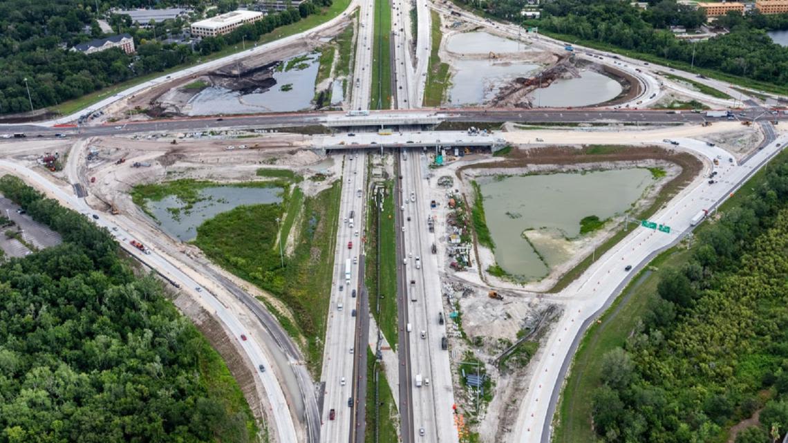 Diverging Diamond Interchange opens at I-75 and MLK, FDOT says