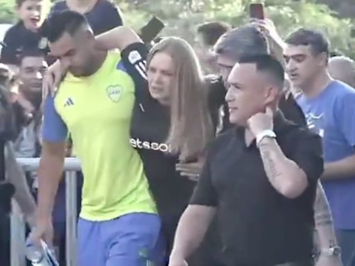 El incidente de Eliana Guercio que asustó a Chiquito Romero en la previa del partido de Boca contra Estudiantes