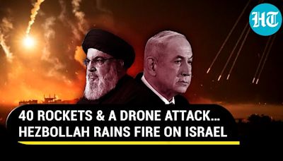 Gaza War: Hezbollah’s Drone Lands In Nahariya; Iran-Backed Group Rains 40 Rockets At Israel | Watch
