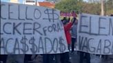Torcedores do Inter protestam durante treino: 'Elenco vagabundo'