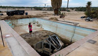 Monsoon flooding devastates Mojave Desert town — but also reveals its heart