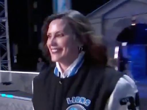 Michigan Gov. Gretchen Whitmer Booed While Announcing Lions 2024 NFL Draft Pick