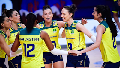 Seleção feminina supera a forte Itália e soma 7ª vitória seguida na Liga das Nações de Vôlei
