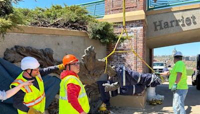 St. Paul: Thieves target bronze plaques Summit Avenue, a sculpture from Harriet Island